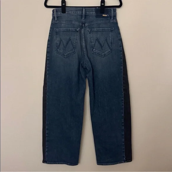 NWOT MOTHER LIL HALF PIPE FLOOD JEANS - Picture 5 of 9